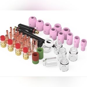 TIG Welding Torch Stubby Gas Lens Pyrex Glass Cup Kit For WP-17/18/26